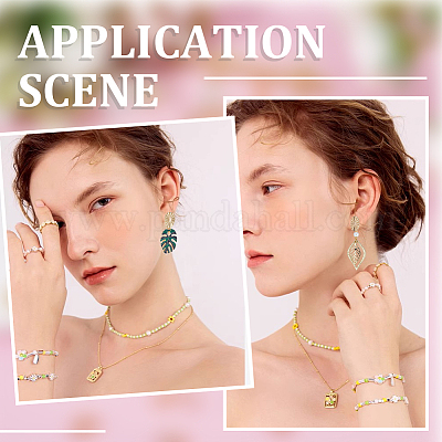 16 шт. 4 шт. фурнитура для сережек-гвоздиков из латуни в форме пончика KK-BBC0008-41-1