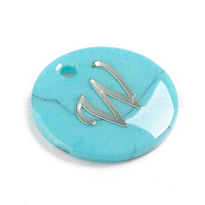 Синтетические бирюзовые чары G-L561-001W-1