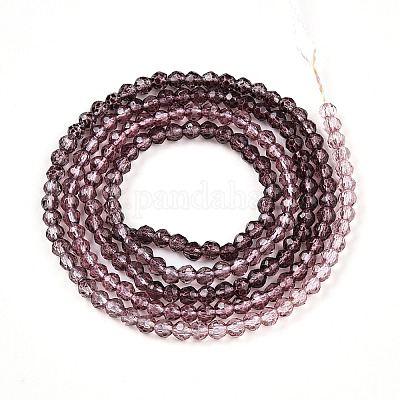 Прозрачный градиент цвета стеклянные бусины пряди GLAA-H021-01A-22-1