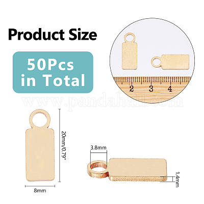50шт латунные подвески KK-DC0004-21-1
