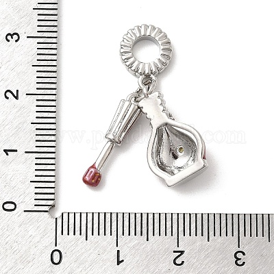 Латунь микропаве прозрачный кубический цирконий европейские подвески с подвесками KK-A278-08P-02-1