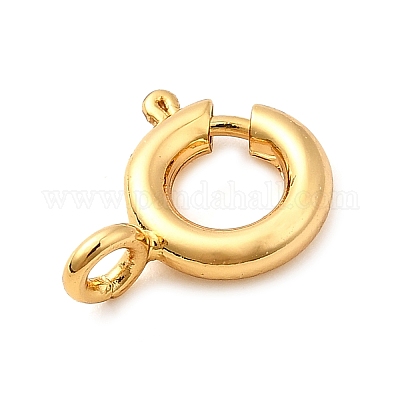 Латунная застежка пружинного кольца KK-D407-20G-B-1