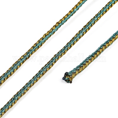 10 ярд круглых плетеных нейлоновых ниток NWIR-G019-02B-1