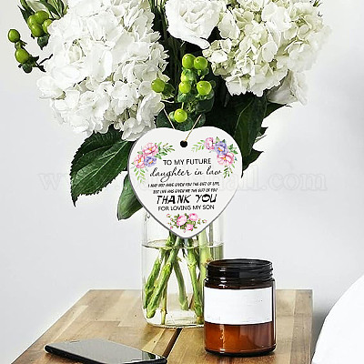 Подвесные украшения из печатного фарфора HJEW-WH0056-002-1