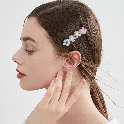 30шт 6 цвета прозрачные кабошоны из смолы RESI-CJ0001-239-1