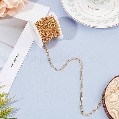 Паяные латунные цепочки для скрепок CHC-G005-18G-1