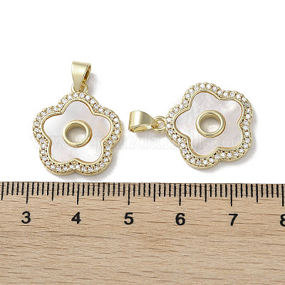 Латунные микро проложить кубического циркония подвески KK-G485-26C-G-1