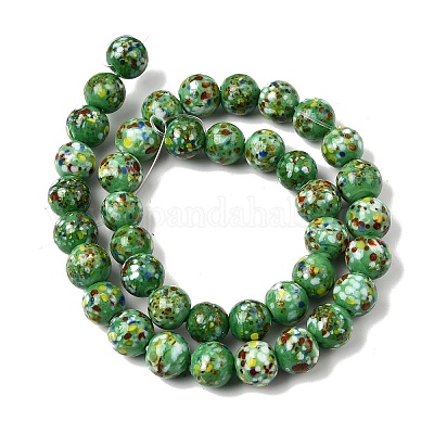 Бусы лэмпворк ручной работы&nbsp;LAMP-H071-01C-09-1