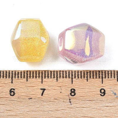 Гальванические прозрачные смоляные шарики RESI-P046-12B-M-1