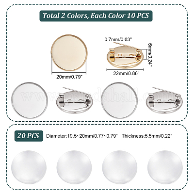 Набор для самостоятельного изготовления броши-купола DIY-UN0004-40-1