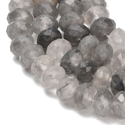 Естественный облачно кварц бисер пряди G-C259-A16-8x12mm-1