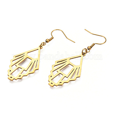 201 серьги-подвески из нержавеющей стали STAS-S105-JN610-2-1