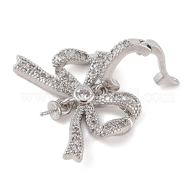 Латунный микро-паве кубический цирконий KK-N256-16P-1