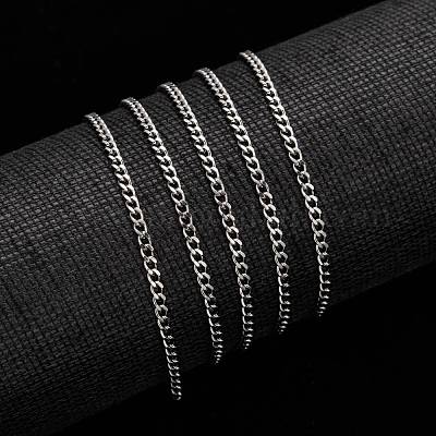 Не тускнеющие 3.28 фут цепи из нержавеющей стали 304 X-CHS-P003-05P-1