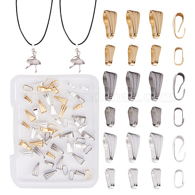 60 шт. 6 защелкивающихся дужки из нержавеющей стали 304 STAS-YS0001-15-1