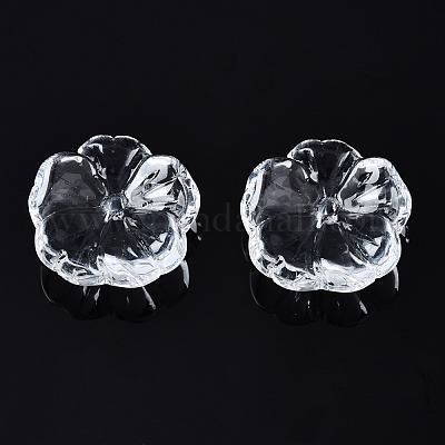 Прозрачные стеклянные бусины GLAA-Q089-003-A001-1