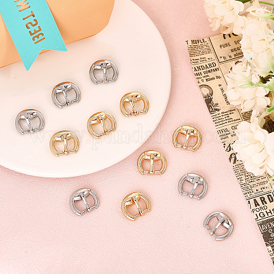 24 шт. 2-х цветные пряжки из цинкового сплава FIND-FH0009-88-1