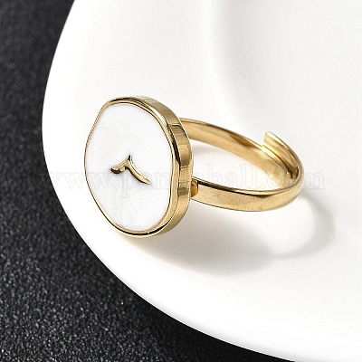 Кольца-манжеты из нержавеющей стали 304 RJEW-A077-04G-01-1