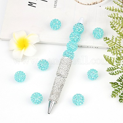 AB-цвет смолы горный хрусталь бисер RESI-S315-14x16-14-1