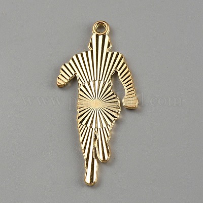 Подвески из сплава с футбольной тематикой и эмалью ENAM-WH0061-43D-1