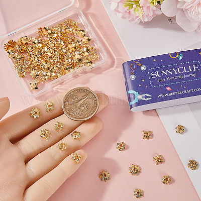 120 шт. 6-х стильные колпачки из сплава FIND-SC0008-73-1