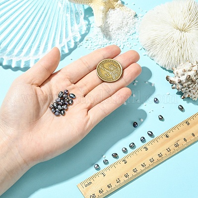 10 шт. бусины из натурального пресноводного жемчуга PEAR-YW0001-07C-1