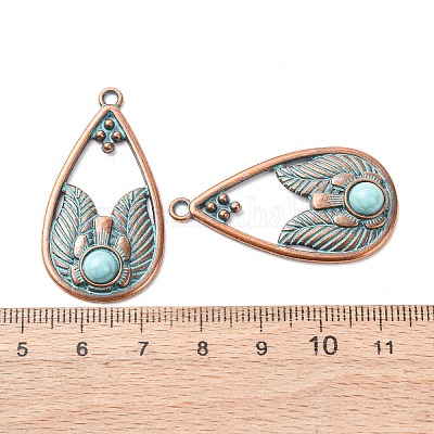 Сплав с синтетических бирюзовых подвесками FIND-B055-01I-1