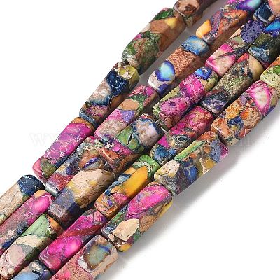 Натуральные имперские нитки из яшмы G-P391-A07-1