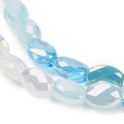 Гальванические стеклянные бусины&nbsp;EGLA-P067-02A-02-1