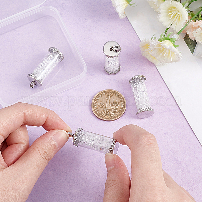 4шт прозрачные стеклянные подвески GLAA-UN0001-05-1