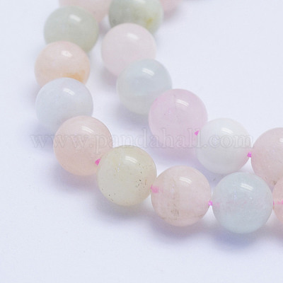 Природные морганит нитей бисера&nbsp;G-L478-32-8mm-1