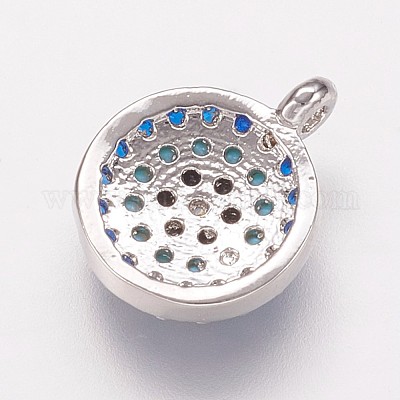 Латунь подвески циркония кубической&nbsp;KK-P134-22P-1