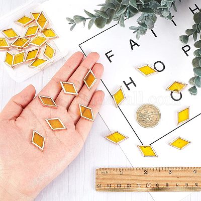 30 шт. цветной стеклянной мозаичной плитки DIY-OC0009-43A-1