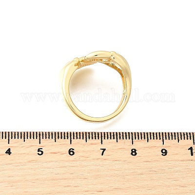 Латунные манжеты для женщин RJEW-F184-08F-G-1