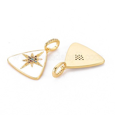 Латунные подвески из микро-паве KK-S354-333-NF-1