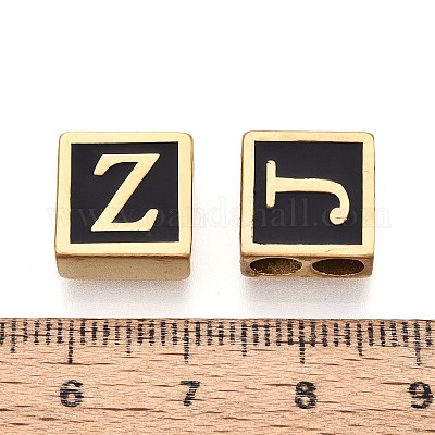 26 шт. 26 варианта квадратных распорных планок из нержавеющей стали 304 с черным эмалевым покрытием&nbsp;STAS-T073-58G-1