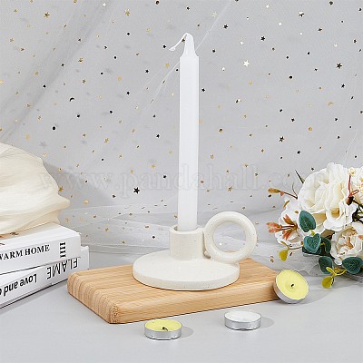 Фарфоровый подсвечник AJEW-WH0415-63-1