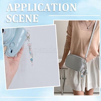 2шт брелок-подвеска в виде звезды из смолы HJEW-BBC0001-12B-1