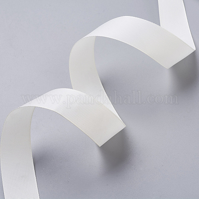 White Grosgrain Ribbon 1 Inch 