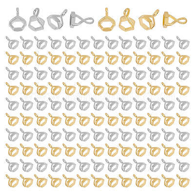 140 шт. 2-х цветные литые подвески FIND-GO0002-15-1