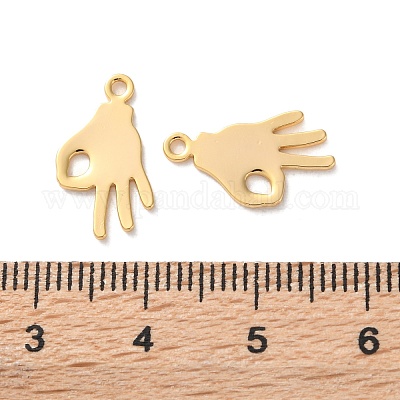 Латунные подвески&nbsp;KK-L221-019G-1