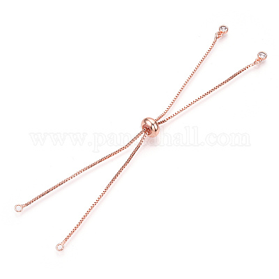 Изготовление браслета-слайдера из латуни с регулируемым покрытием стойки MAK-R025-02RG-1-1