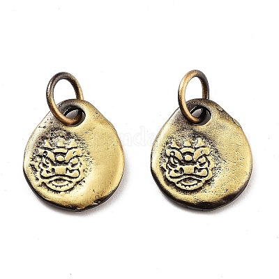 Латунные подвески KK-S377-02AB-1