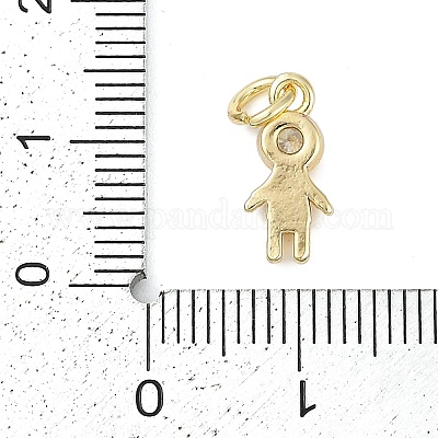 Стойки обшивки латунь микро проложить Циркон подвеску KK-H509-42G-04-1