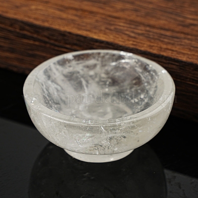 水晶シンギングボウル 祭壇用 儀式用 装飾用 70x35mmの通販