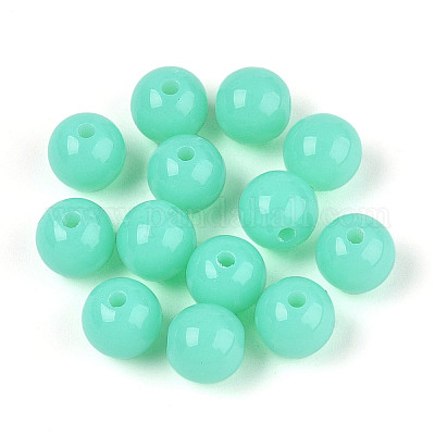 Флуоресцентные акриловые бусины&nbsp;X-MACR-R517-8mm-06-1