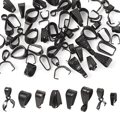 48 шт. 8 стиля защелкивающихся дужек из нержавеющей стали 304 STAS-TA0003-09-1