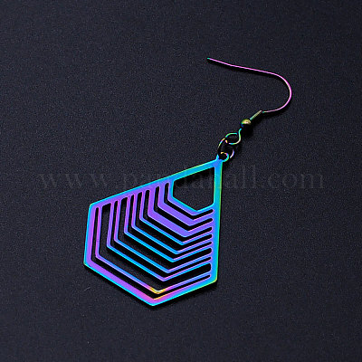 201 серьги-подвески из нержавеющей стали STAS-S105-JN422-1