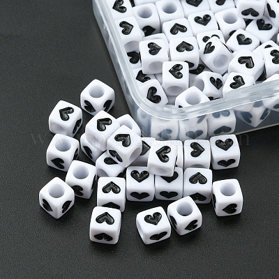 Непрозрачные акриловые бусины MACR-YW0002-25-1