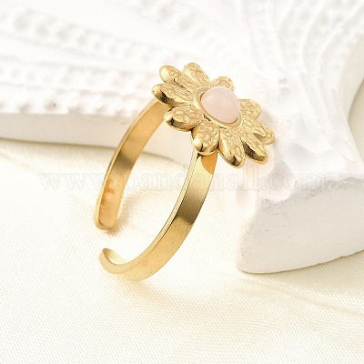 Кольца-манжеты из нержавеющей стали 304 для женщин RJEW-U062-02C-01G-1